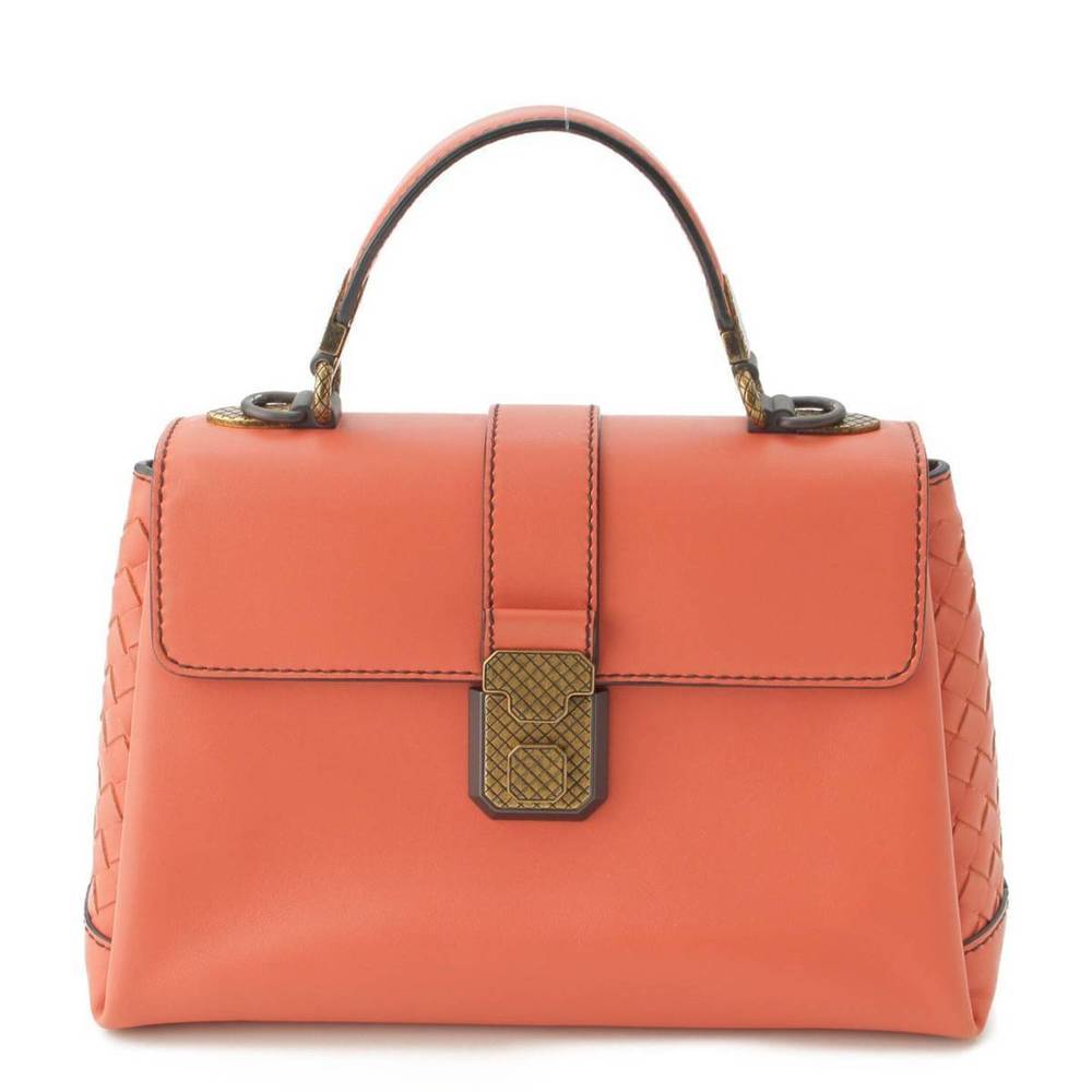 Bottega Veneta Handbag Pink Medium Top Handle Piazza